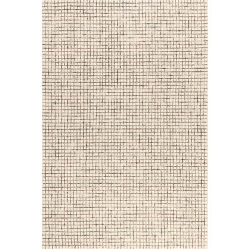 Melrose Checked Rug | Cream