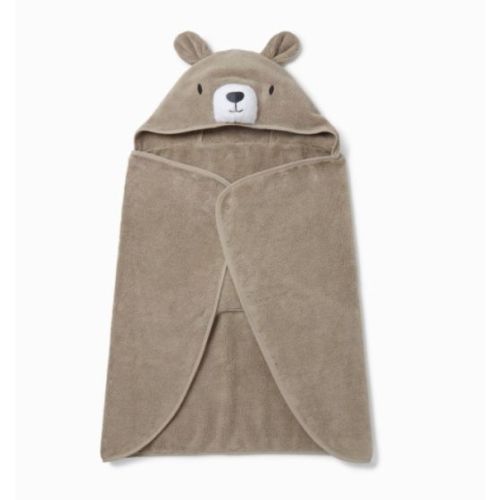 Bear Hooded Toddler Towel by Mori