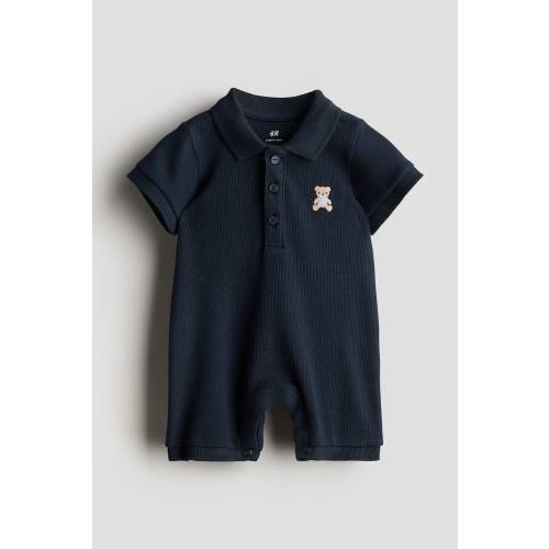 Romper Suit with Collar