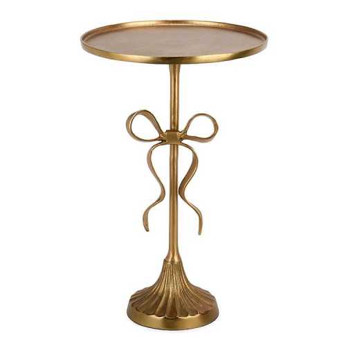 Lakeisha Gold Metal Bow Cocktail Table | Kirklands Home