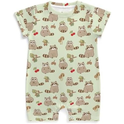 Newborn Baby Romper Clothing Cute Infant Short Sleeve Clothes Jumpsuit Playsuit One Piece Outfit for Boy Girl