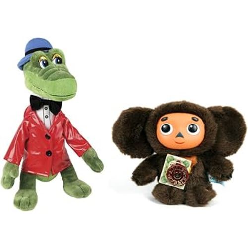 Multi-Pulti The Legendary Soviet Brand of Russian Stuffed Toy Cheburashka and his Friend Crocodile Gena – Sojuzmultfilm