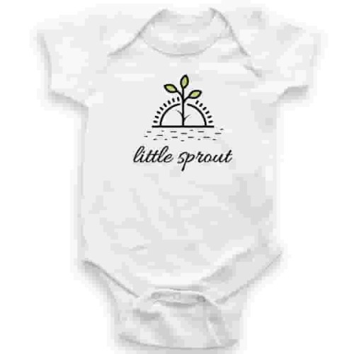 Little Sprout - Baby Bodysuit - Unisex Clothing - Baby Boy - Baby Girl