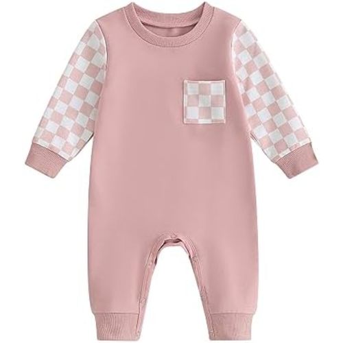 Christmas Baby Clothes Newborn Baby Boy Outfit Infant Sweatshirt Jumpsuit Long Sleeve First Christmas Romper 0-18M