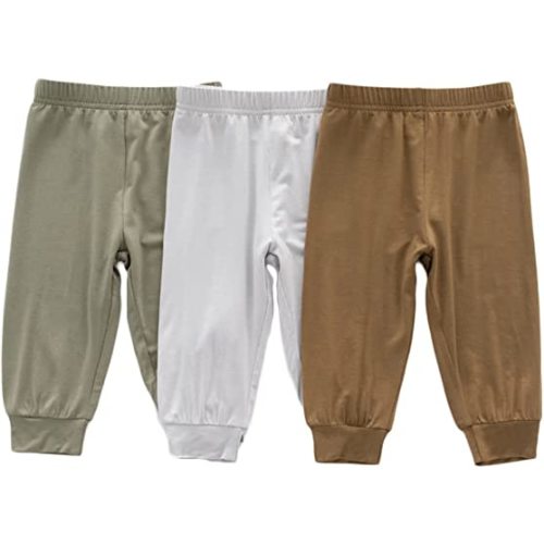 Baby Boys Girls Viscose from Bamboo Jogger Pants Infant Toddler Bloomers Kids Harem Pant