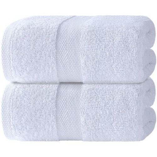 Wealuxe Luxury Soft Bath Sheet Towels - Cotton Luxury Bath Towels Extra Large - 2 Pack Highly Absorbent Hotel Quality Bath Towels Oversized - 35x70"