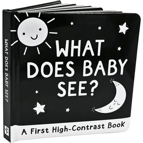 What Does Baby See? A High-Contrast Board Book (Padded Cover)