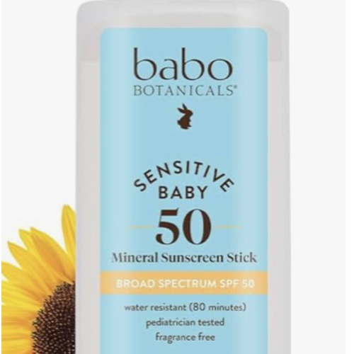 Babo Botanicals Sensitive Baby Mineral Sunscreen Stick