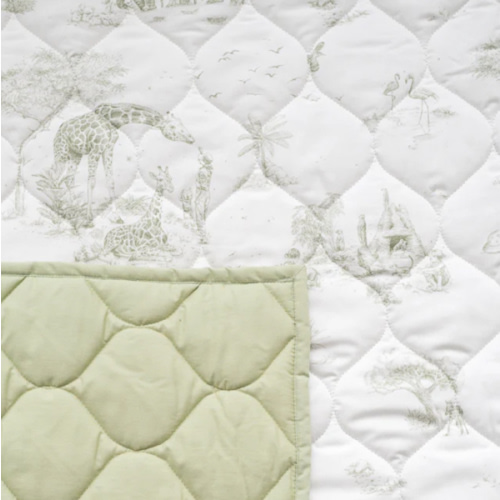 Safari Toile Quilted Playmat