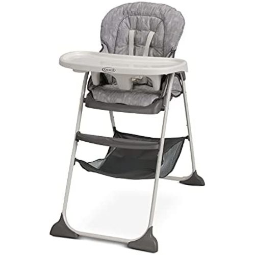 Graco Slim Snacker High Chair, Ultra Compact High Chair, Whisk