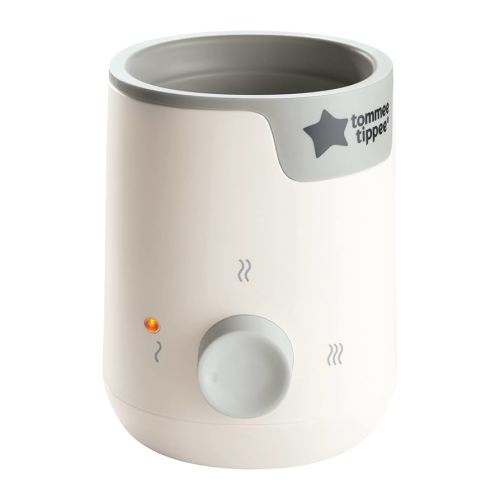 Tommee Tippee Easiwarm Bottle Warmer, White, Warms Baby Feeds to Body Temperature in 4 Minutes, Electric Baby Bottle Warmer with Automatic Timer and One-Dial Operation