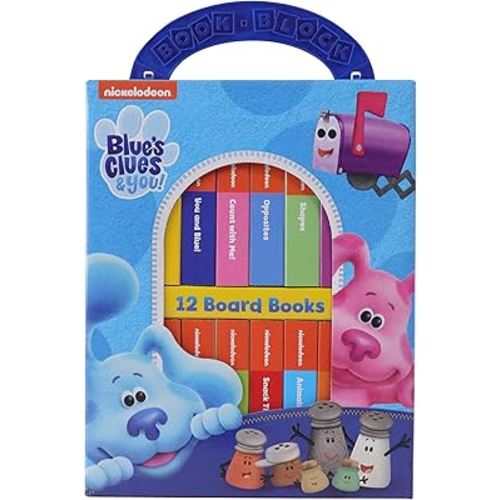 Nickelodeon Blue's Clues & You! - My First Library Board Book Block 12-Book Set - PI Kids