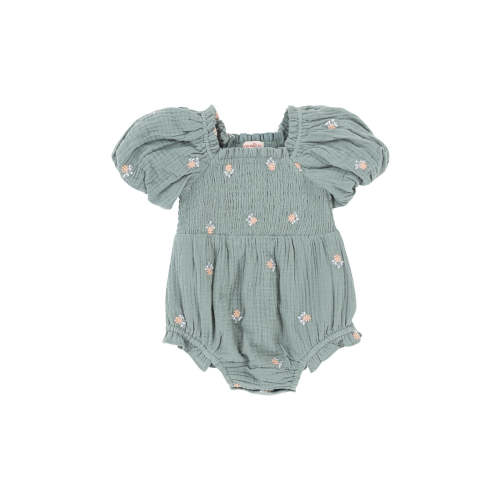 Baby Serendipity Romper in Blue Floral – Ivy City Co