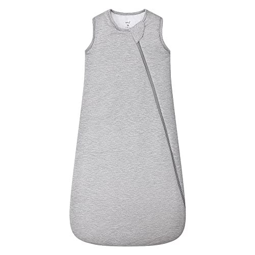 HAPIU Unisex Rayon Made from Bamboo Baby Sleep Sack TOG 1.0, 2-Way Zipper YKK, Wearable Blanket Baby