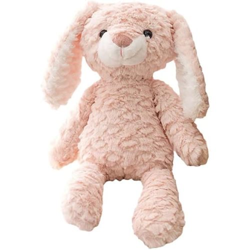 GUDVES Forest Animal Plush Stuffed Toy - 15 inch Soft Plush Rabbit Bear Dog Unicorn Elephant Realistic Interactive Plush Toy - for Animal Themed Parties (Pink Bunny)