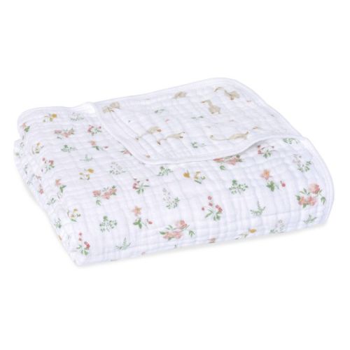 aden + anais essentials Cotton Muslin Baby Blanket - Country Floral