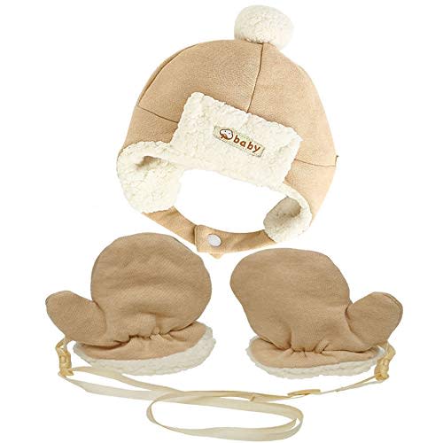 Paladoo Baby Mittens Sherpa Lined Fleece 0-24 Months Winter