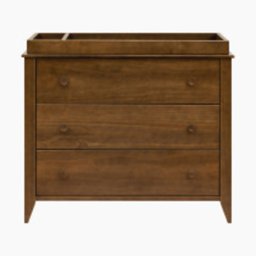 babyletto Sprout 3-Drawer Changer Dresser - Natural Walnut