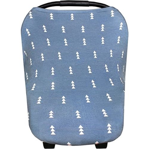 North Copper Pearl Multi-Use Cover: Car Seat, Nursing, Stroller - Stretchy Fabric, All-Season, Stylish Designs, Easy Access for Moms