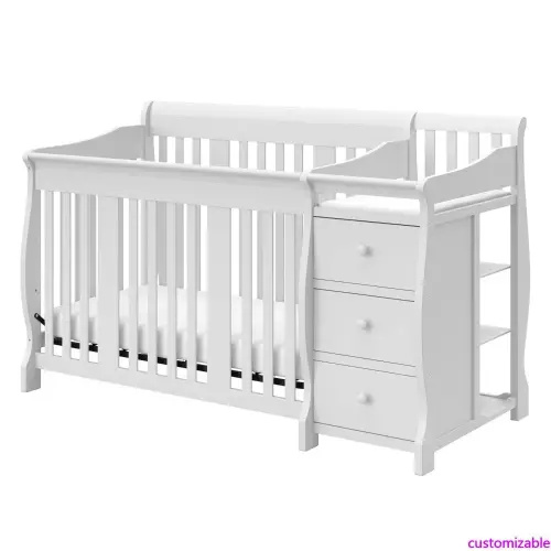 Storkcraft Portofino Convertible Crib and Changer Set in White - GREENGUARD Gold Certified, Standard Mattress Compatible - AliExpress