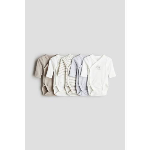 5-PACK WRAPOVER BODYSUITS