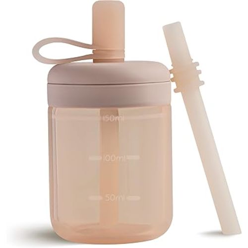 Blush Moonkie Baby Straw cup