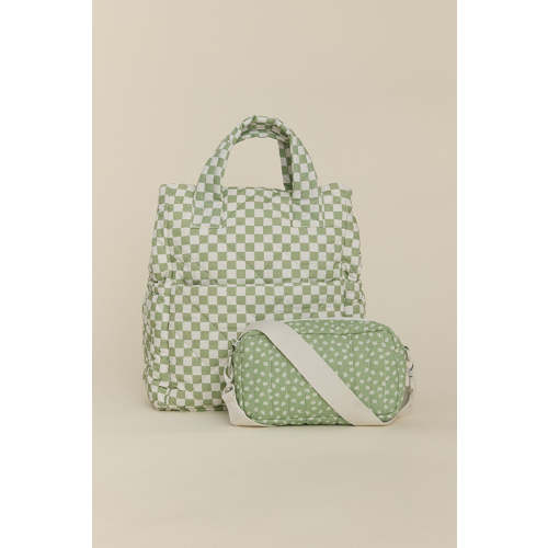 Fern Chequer Totepack