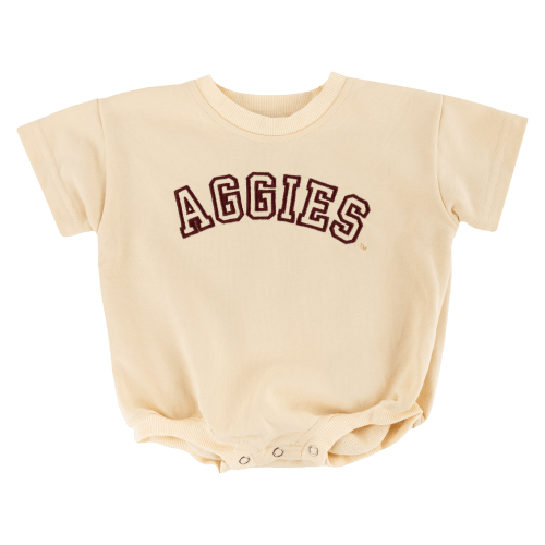 Cream Aggies Bubble Bodysuit
