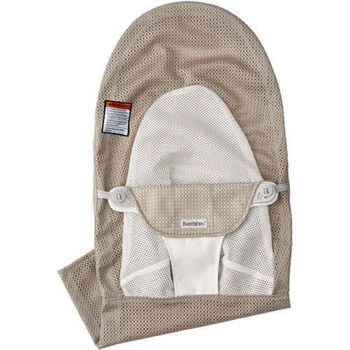 Extra Fabric Seat for Bouncer Balance Soft - Gray Beige/White / Mesh