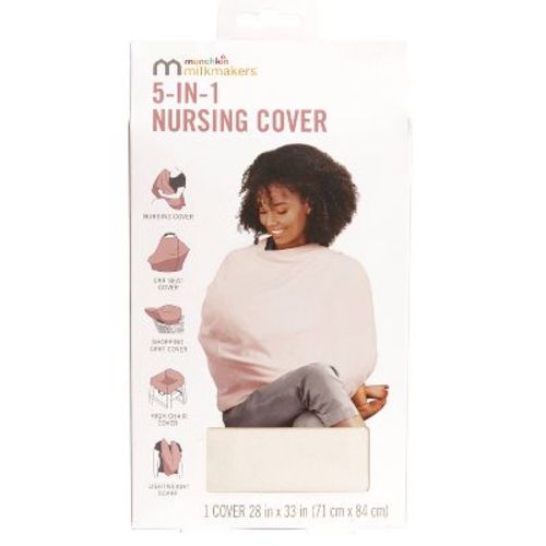 Milkmakers Multi-use 5-in-1 Nursing Cover - Pale Peach