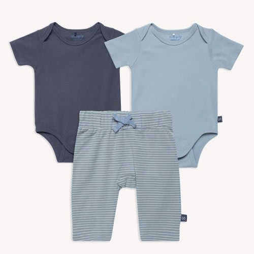 icy blue cloudstretch™ magnetic bodysuit + pants | 3 set – Magnetic Me