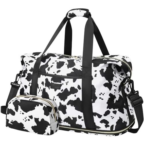 Expandable Travel Duffle Bags Weekender Overnight Bags for Women Men Hospital Bag for Women Labor Delivery with Toiletry Bag Waterproof