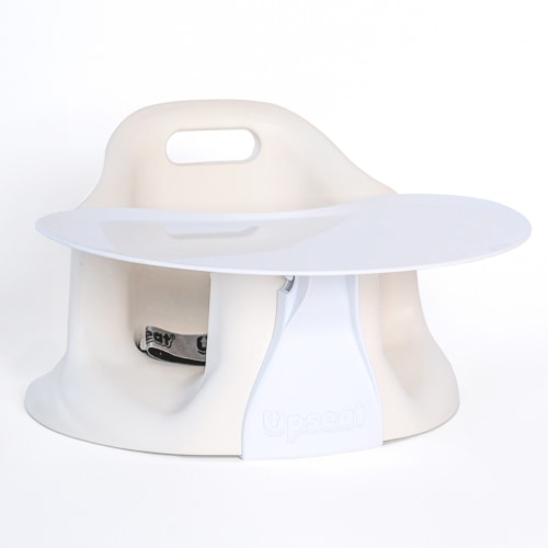 Upseat Baby Floor & Booster Seat with Tray - Coconut