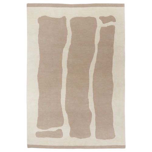 AXHAVREN Rug, high pile - beige/handmade 6 ' 7 "x9 ' 10 "
