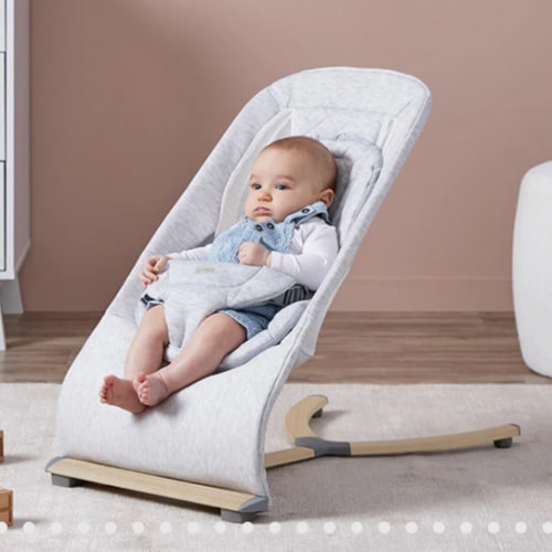 Aubrey Padded Bouncer - Soft Grey