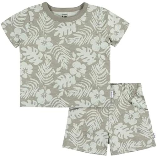 Gerber Baby Boys' T-Shirt and Shorts Set