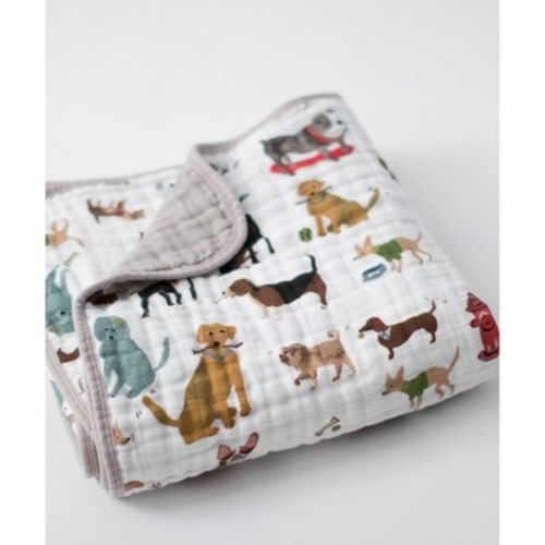Little Unicorn Cotton Muslin Quilt Blanket, Color: Woof