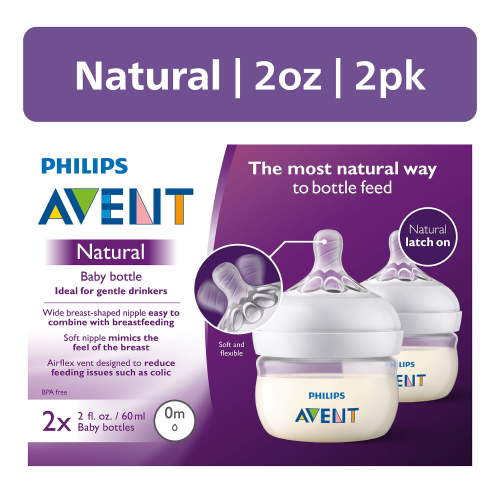 Philips Avent Ultra Soft Pacifier - 4 X Soft and Flexible Baby Pacifiers For Babies Aged 0-6 Months, Bpa Free with Sterilizer Carry Case (Model SCF091/25)
