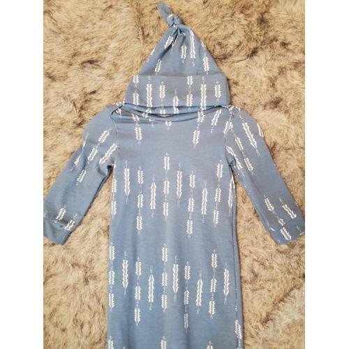 Baby Gown Set - Fletching Arrow - DBC Baby Bedding Co