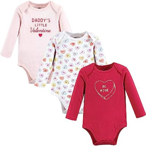 Hudson Baby baby-girls Cotton Long-sleeve Bodysuits