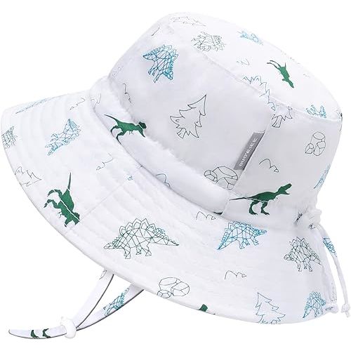UPF 50+ Baby Sun hat Baby Bucket hat with Strings Summer Sun Protection Infant Sun hat for Kids