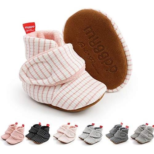 Ohwawadi Infant Baby Slippers Girls Boys Booties Warm Baby Socks Shoes Newborn Crib Shoes Baby Footwear Prewalkers