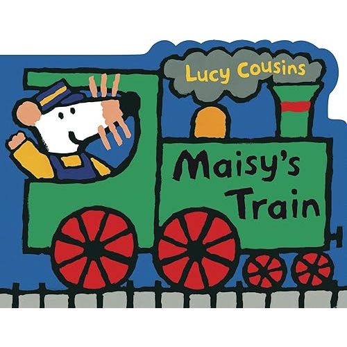 Maisy's Train: A Maisy Shaped Board Book (Train-Shaped Board Book About Maisy the Mouse's Railroad Adventure for Toddlers and Kids Ages 2-5) Board book – February 10, 2009