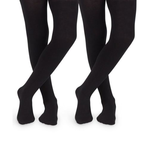 Jefferies Socks Girls Pima Cotton Tights 2 Pair Pack