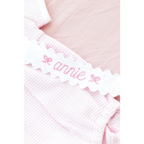 Pacifier Clips // Paci Clip, Monogram Pacifier Clip, Pacifier Holder, Embroidered Custom Name, Personalized Baby Gift, Baby Girl, Baby Boy