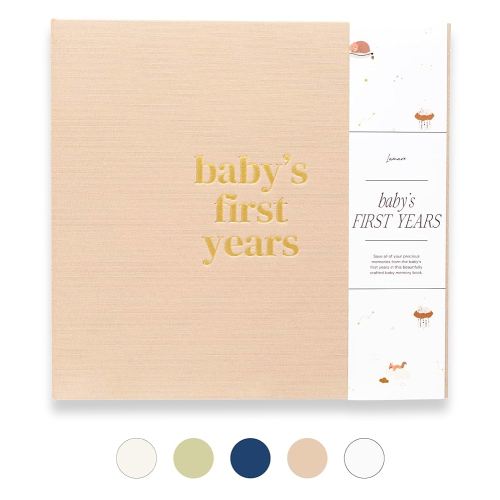Lamare Baby First Year Book – Baby Memory Book for Girls & Boys - Baby Milestone Book from Pregnancy to Childhood – Cute Baby Book Keepsake Gift