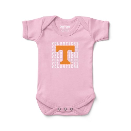 Newborn & Infant Chad & Jake Light Pink Tennessee Volunteers Retro Bodysuit