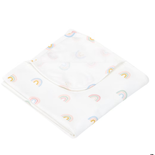Cotton Jersey Blanket - Rainbow