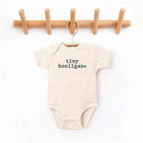 The Juniper Shop Tiny Hooligan Baby Bodysuit - Newborn - White