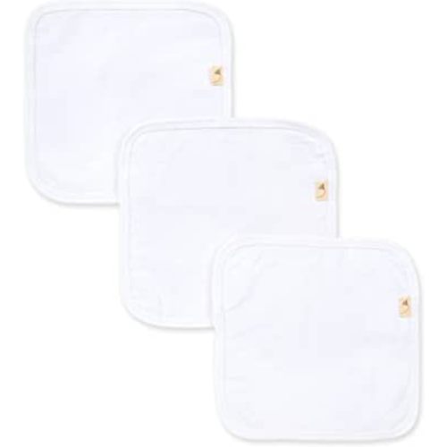 Burt's Bees Baby Washcloths, Absorbent Knit Terry, Super Soft 100% Organic Cotton